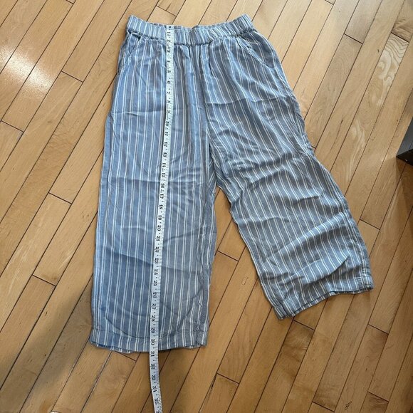 AMERICAN EAGLE Cropped Striped Flowy Wide Legs - XS - Picture 8 of 8